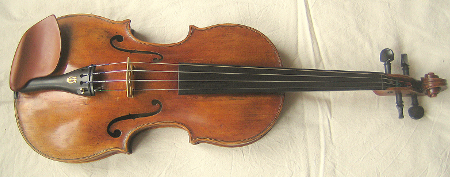 Geige Meisterinstrument Sachsen Mitte 19. Jahrhundert, unbekannter Meister